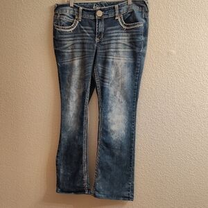 Ariya Classic Blue Flare Leg Jeans